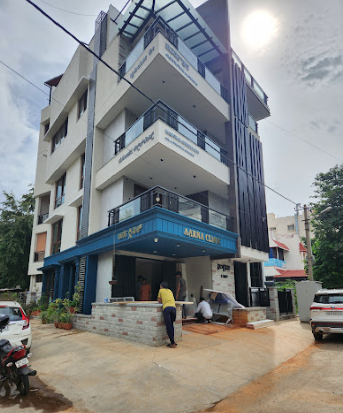 Aarna Orthopaedic Clinic entrance Aarna Clinic Sahakar Nagar